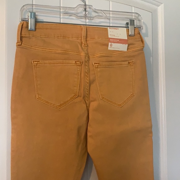Old Navy mustard skinny jeans - Picture 3 of 3